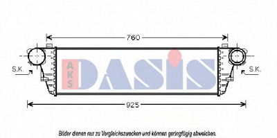 AKS DASIS 127006n -  Интеркулер